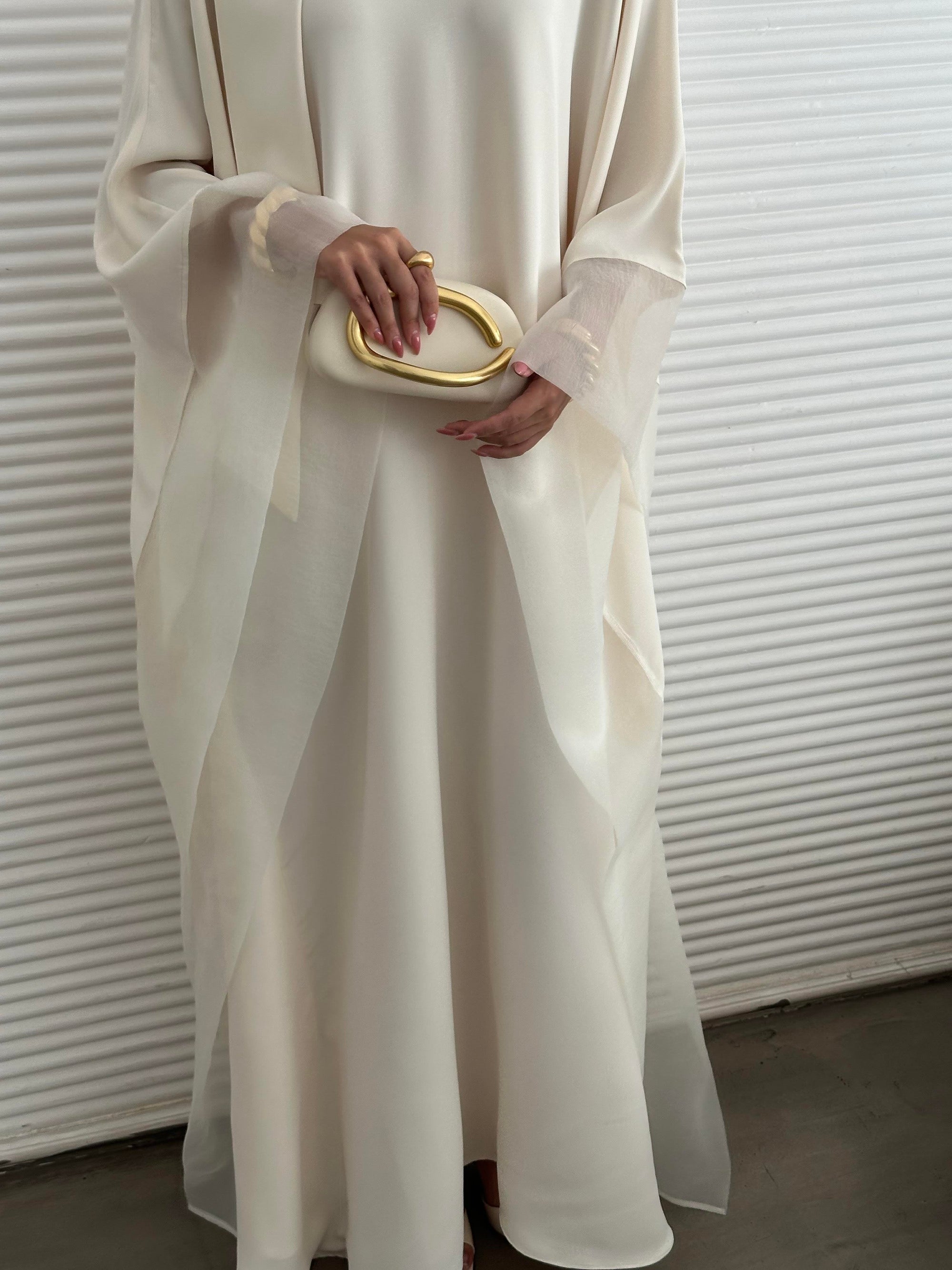 Essa Cream Kaftan