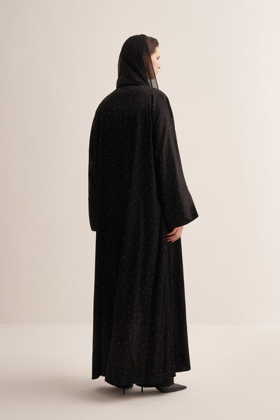 STYLISH ABAYA & SCARF BLACK