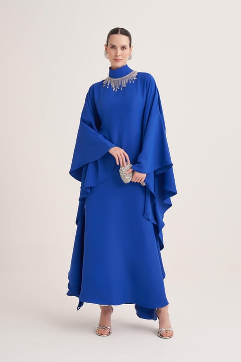VALERIA KAFTAN-SAX BLUE